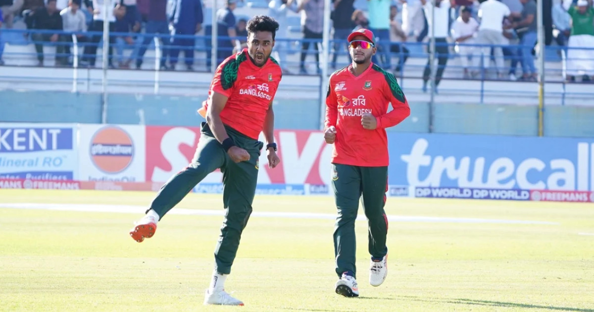 এশিয়া কাপ রাইজিং স্টারস ভারতকে হারিয়ে ফাইনালে বাংলাদেশ