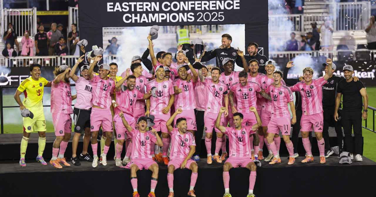 মেসির 'শোকেসে' নতুন ট্রফি, কনফারেন্স চ্যাম্পিয়ন মিয়ামি