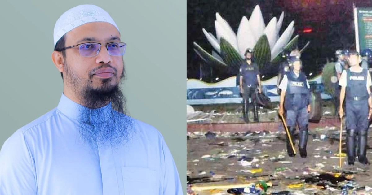 শাপলা গণহত্যার বিচার চাইলেন শায়খ আহমাদুল্লাহ