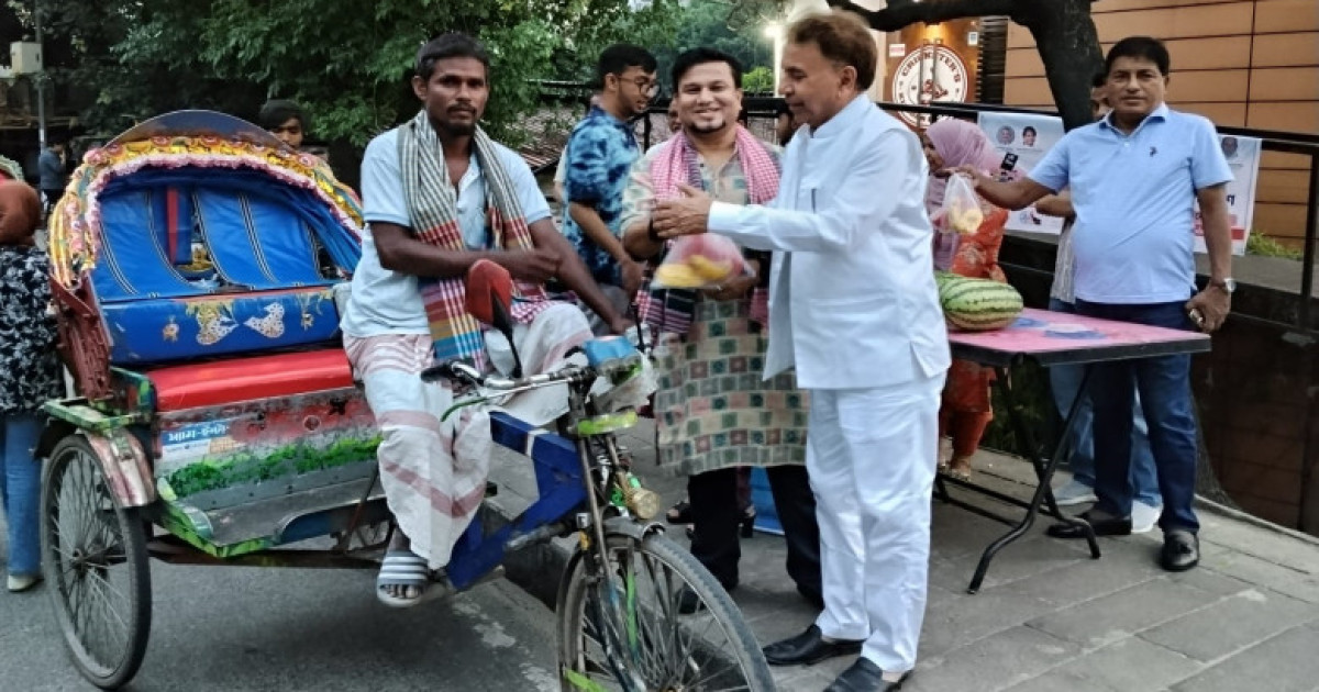 মহান 'মে দিবসে শ্রমজীবী মানুষের পাশে রোটারি ক্লাব'
