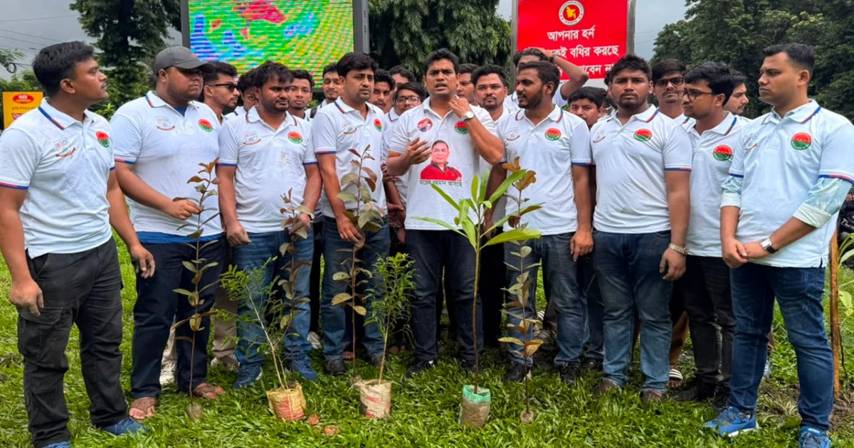 জুলাই শহীদদের স্মরণে রাজধানীতে ছাত্রদলের বৃক্ষরোপণ, কর্মসূচিতে যোগ দিলেন পরিবেশ প্রতিমন্ত্রী