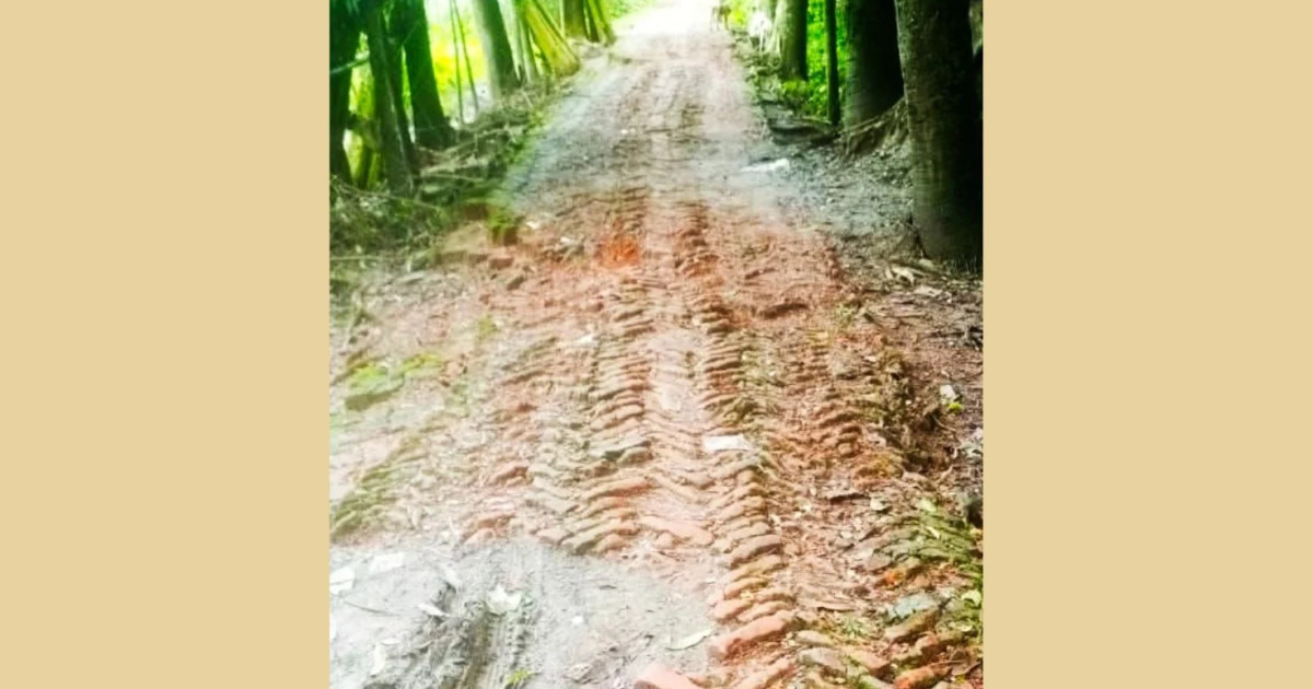 ২১ বছরেও পাকা হয়নি ইসলামপুর সড়ক, খানাখন্দে নিত্য দুর্ভোগে হাজারো মানুষ