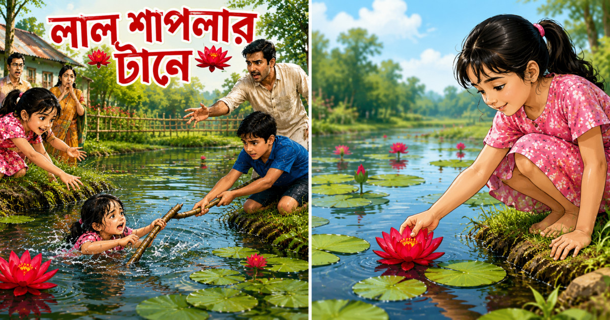 লাল শাপলার টানে