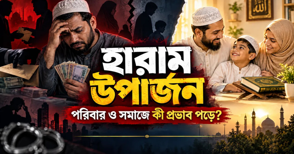 হারাম উপার্জন: পরিবার ও সমাজে কী প্রভাব পড়ে?